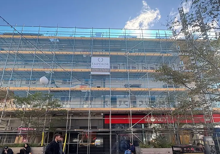 Scaffolding providing working access